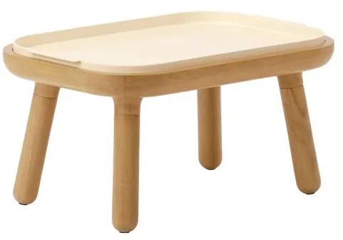 Umage Paff asztal - Alacsony - Gyöngyfehér