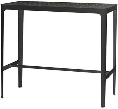 Cane-Line Cut bárasztal - Fekete - Alumínium