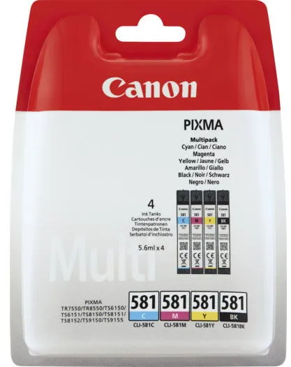 Canon CLI-581 Multi Pack tintapatronok, több színben