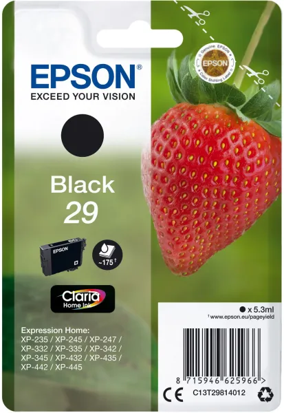 Epson 29 fekete tintapatron