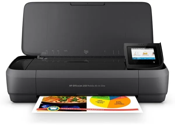 HP Officejet 250 Mobile All in One tintasugaras nyomtató multifunkciós - színes - tinta