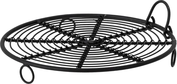 Sammy, Edényalátét, fekete, fém