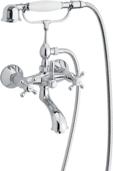 Damixa Tradition kád- és zuhanycsaptelep kézizuhannyal, króm