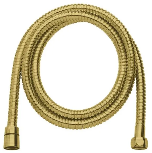 Damixa fém zuhanytömlő 1500 mm, kefélt sárgaréz PVD