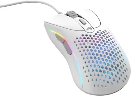 Glorious Model D 2 Wired - Matt fehér - Játék egér - Optikai - 5 gomb - Fehér