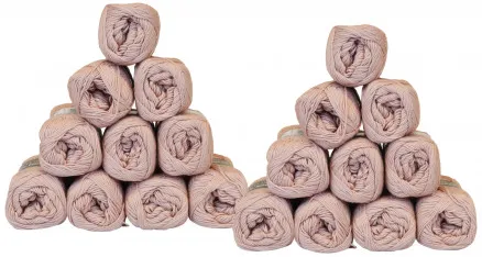 Mayflower Cotton 8/4 Fonalcsomag Egyszínű 1489 Poros Rózsaszín - 20 db - Mayflower Cotton 8/4 Fonalcsomag Egyszínű 1489 Poros Rózsaszín - 20 db