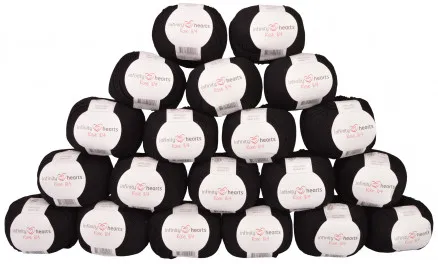 Infinity Hearts Rose 8/4 Fonalcsomag Egyszínű 01 Fekete - 20 db - Infinity Hearts Rose 8/4 Fonalcsomag Egyszínű 01 Fekete - 20 db