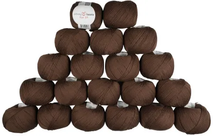 Infinity Hearts Rose 8/4 Fonalcsomag Egyszínű 219 Barna - 20 db - Infinity Hearts Rose 8/4 Fonalcsomag Egyszínű 219 Barna - 20 db
