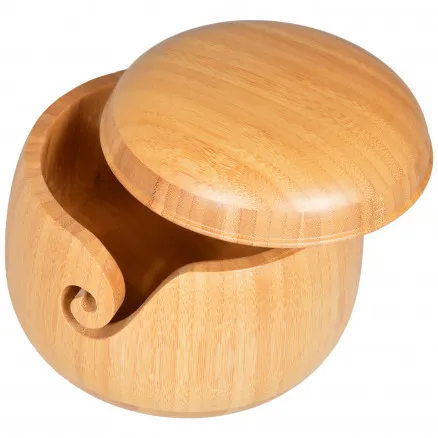 Infinity Hearts Fonalgömbtál Bambusz Natúr 16x11cm