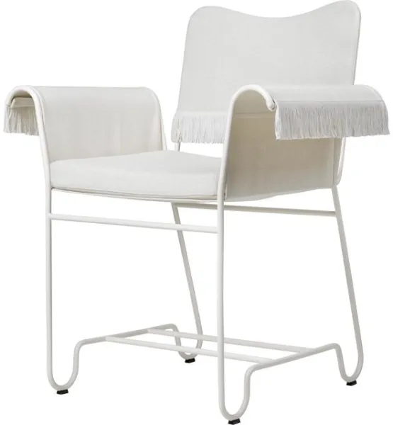 Gubi Tropique Étkezőszék Rojtokkal Fehér/Leslie 06