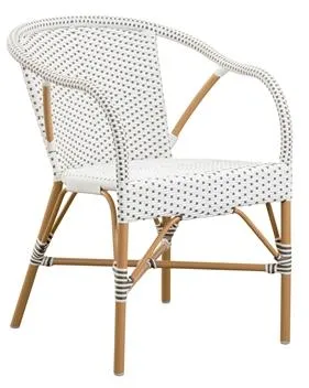 Sika-Design Madeleine Kültéri Kávézószék Fehér/Mandula