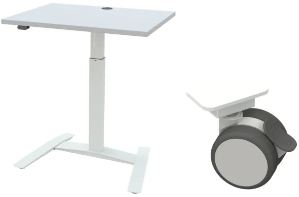 Egypillér asztal - Kerekek