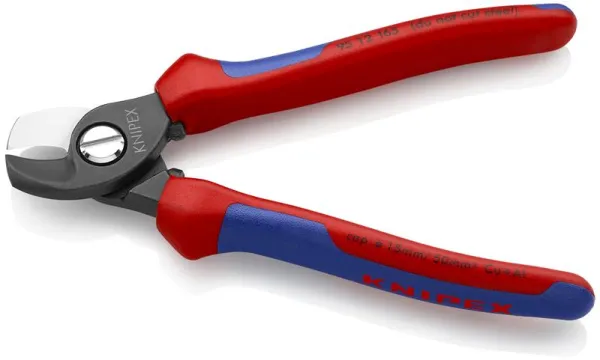 Knipex kábelvágó fogó ergonomikus műanyag fogantyúval 165 mm