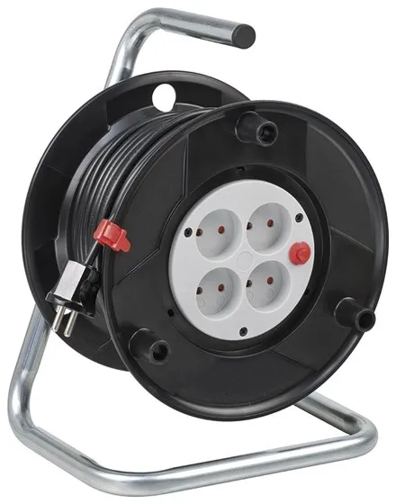 Brennenstuhl kábelcséve Basic földelés nélkül PVC 25m