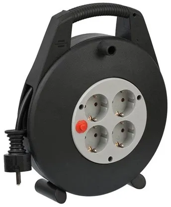 Brennenstuhl Kábelcsévélő Vario Line 4fach 10m sch