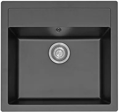 Franke Tectonite mosogató, 560x530 mm, grafit metál