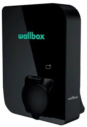 Wallbox Copper SB töltődoboz Wi-Fi-vel 11 kW Type 1 és 2, fekete