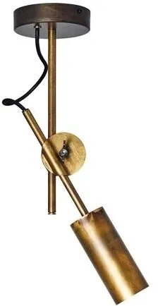 Konsthantverk Stav Spot Egyes Mennyezeti Lámpa Nyers Sárgaréz