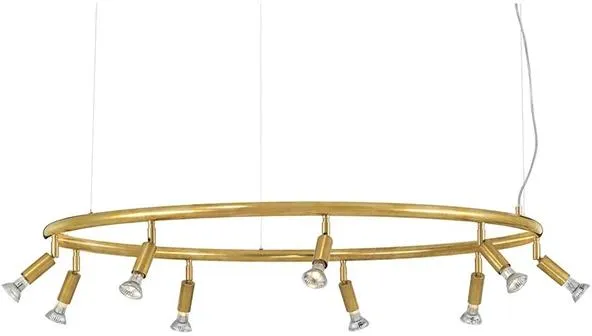 Örsjö Star 9 mennyezeti lámpa, sárgaréz