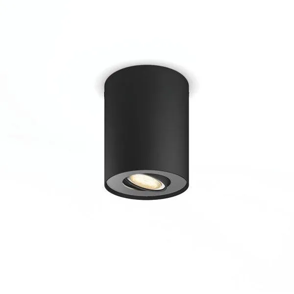 Philips Hue Pillar Single Spot fekete, dimmerrel