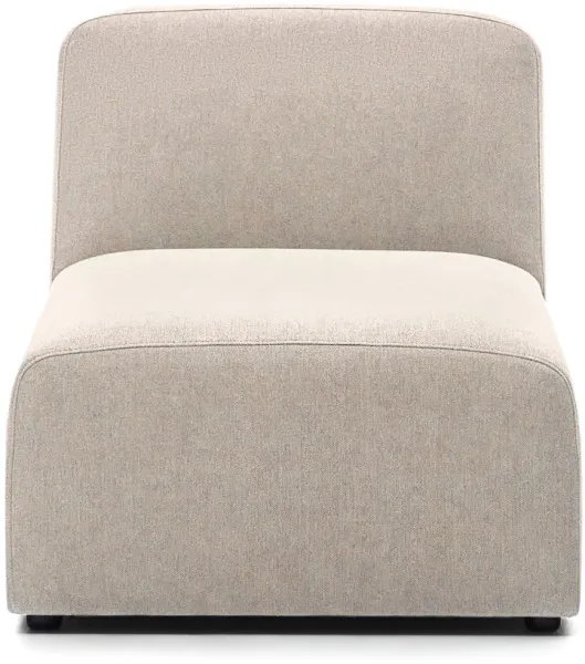 LAFORMA Neom chaise longue modul - bézs szövet
