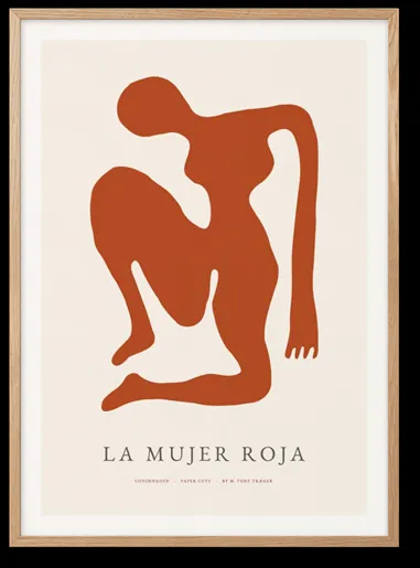 Peléton Red Woman 70x100 Poszter