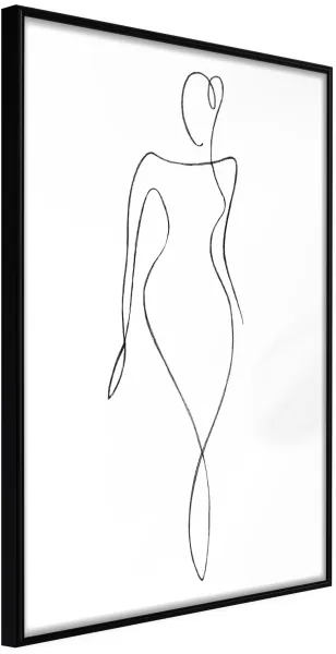 ARTGEIST Poszter kerettel - Impeccable Figure Arany 40x60