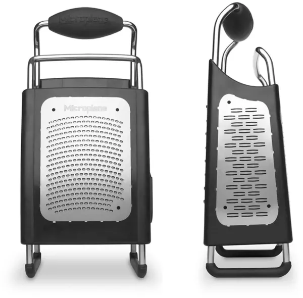 Microplane reszelő, 4 oldal, rozsdamentes acél.