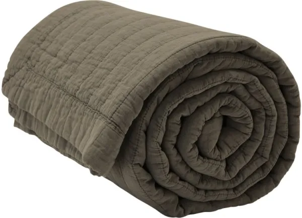 Magnhild, steppelt ágytakaró, fakéreg, 160x280 cm