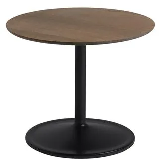 Muuto Soft Dohányzóasztal Füstölt Tölgy/Fekete Ø48 H40