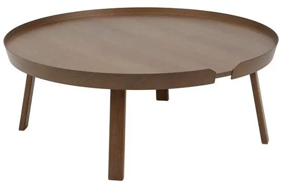 Muuto Around Dohányzóasztal Sötétbarna Extra Nagy