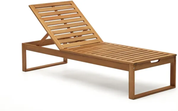 Sulamita, kültéri nyugágy, natúr, tömör fa