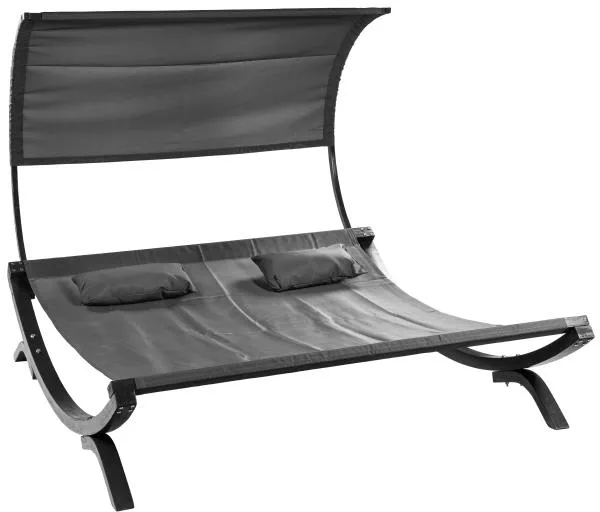 Dupla napozóágy lombkoronával vörösfenyőből