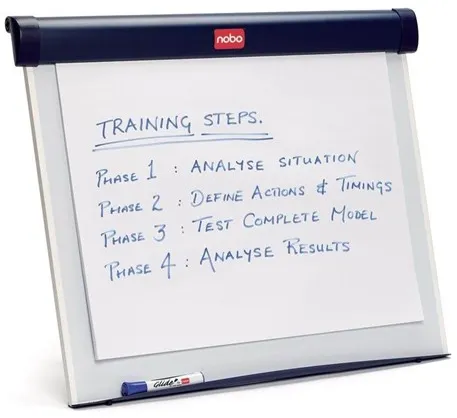 Nobo Barracuda festőállvány - 750 x 105 mm - fehér