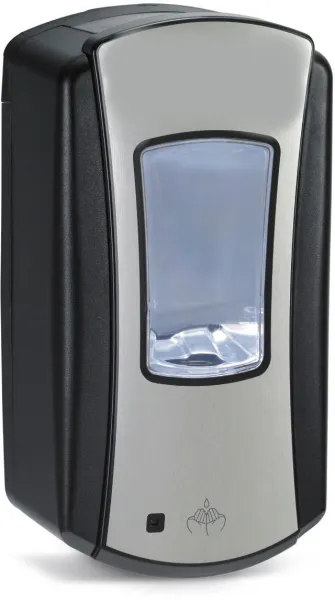 Kifutó: Pristine szenzoros szappanadagoló, LTX, fekete/króm, 1200 ml