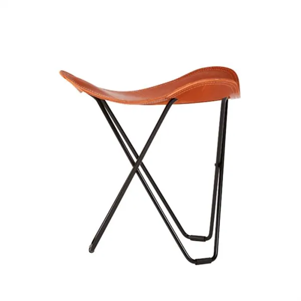 Cuero Pampa Flying Goose Stool - Fekete váz - Polo