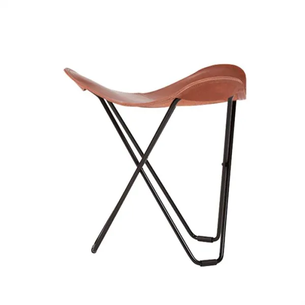 Cuero Pampa Flying Goose Stool - Fekete keret - Montana