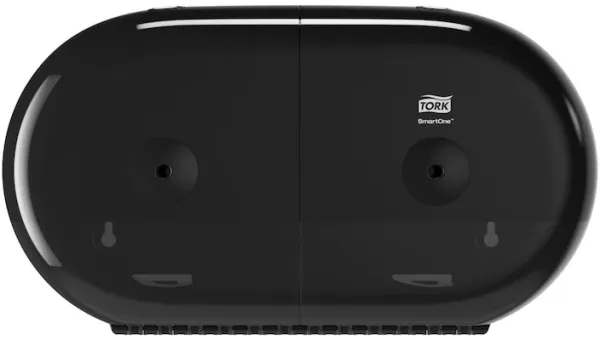 Tork SmartOne T9 Twin, WC-papír adagoló, fekete