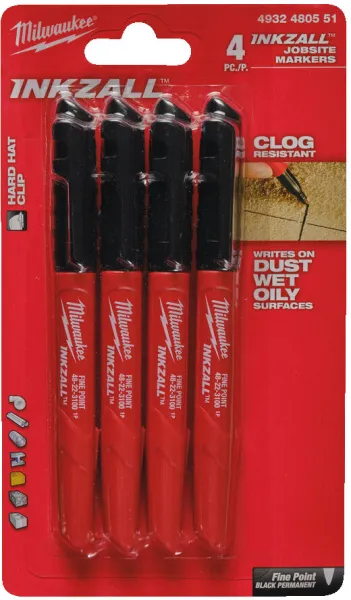 Milwaukee Állandó Marker 4 darabos készlet