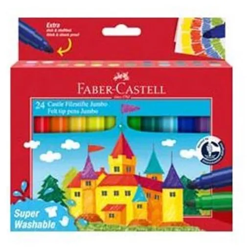 Faber Castell Filctoll Jumbo Szuper Mosható (24 db)