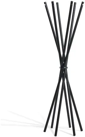 Møbel Copenhagen Coat Ruhafogas fekete lakkozott kőrisből/Szaténfekete