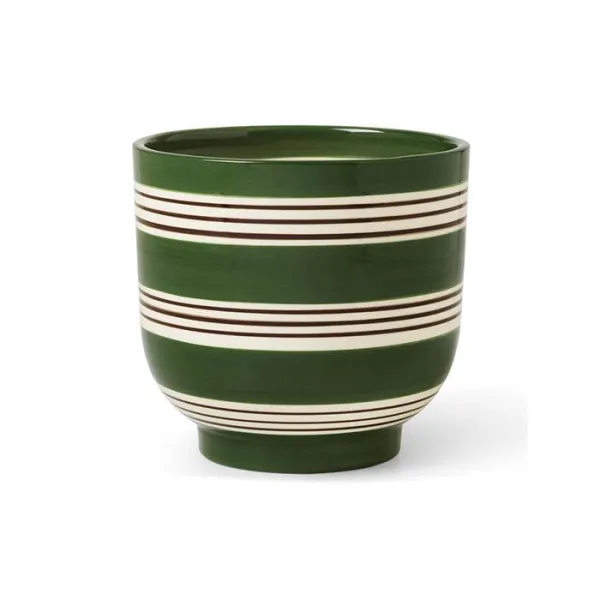 Kähler Omaggio Nuovo virágcserép - Ø:15 cm - Zöld