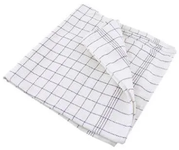 Konyharuha kék kockás, 50x100 cm.