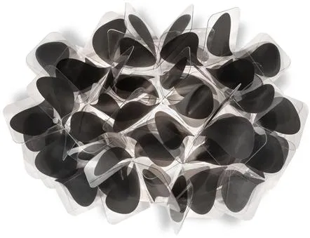 SLAMP Clizia Mama Non Mama Fekete Fali Lámpa